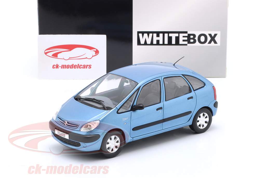 Citroen Xsara Picasso Bouwjaar 1999 lichtblauw metalen 1:24 WhiteBox