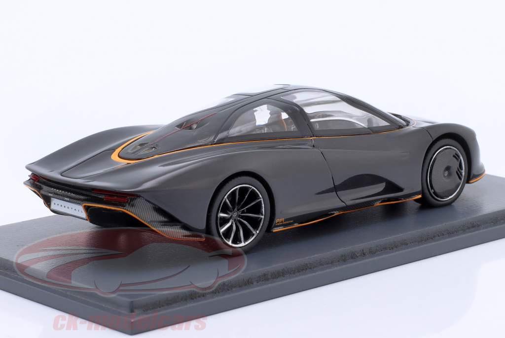 McLaren Speedtail Ano de construção 2019 preto metálico 1:43 Schuco