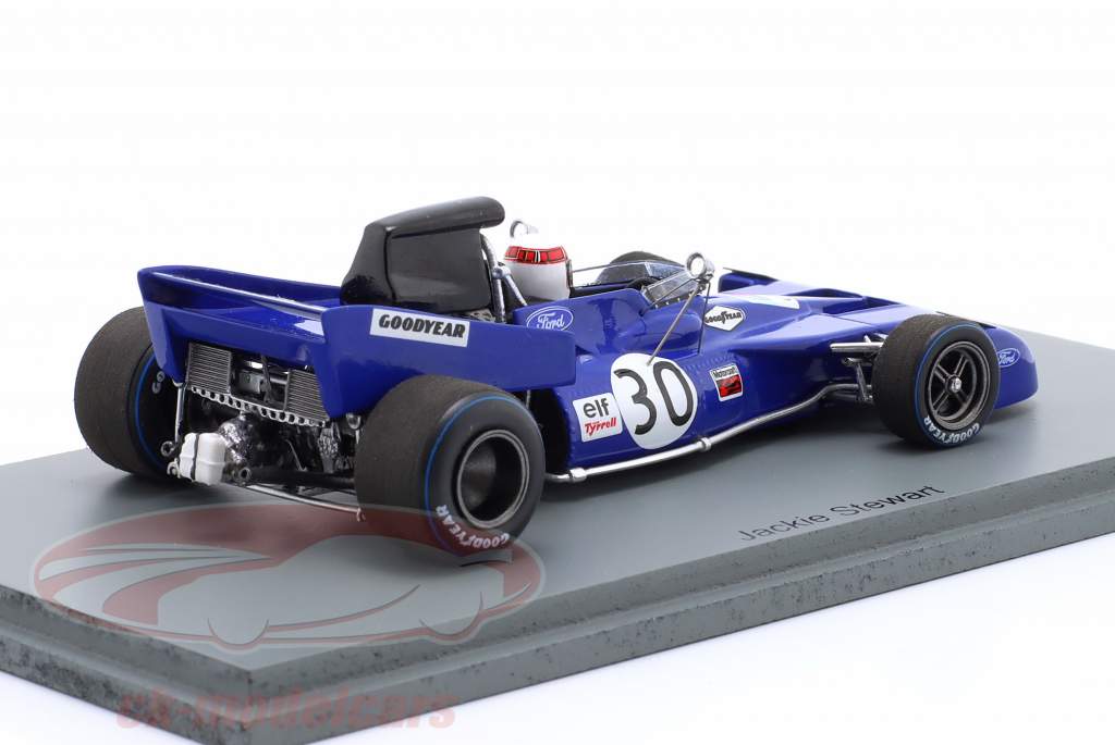 Jackie Stewart Tyrrell 003 #30 Italien GP Formula 1 1971 1:43 Spark