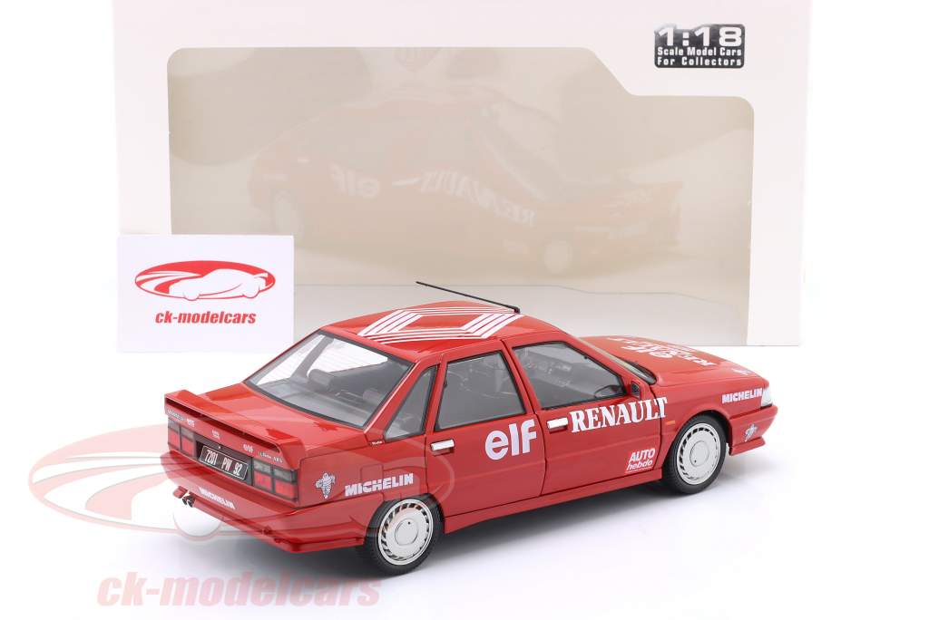 Renault 21 Turbo Mk1 Geschwindigkeitsrekord auf Eis 1988 rot 1:18 Solido