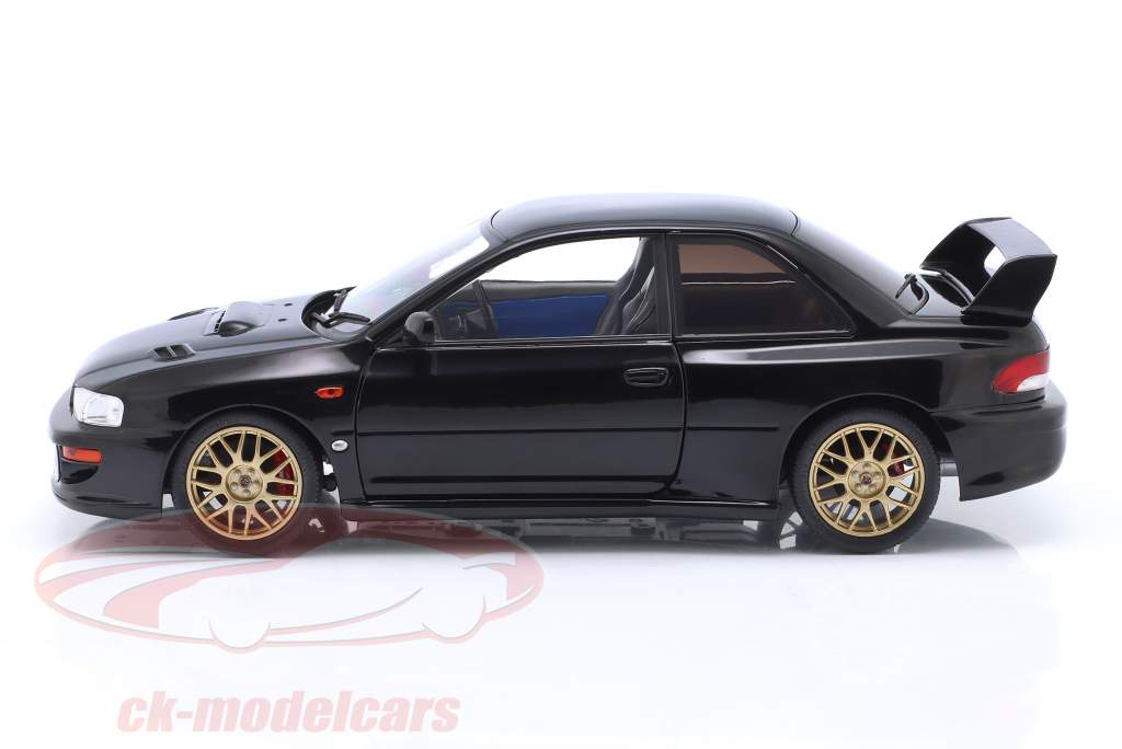 Subaru Impreza 22B Byggeår 1998 sort 1:18 Solido