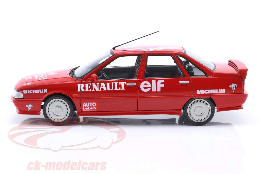 Renault 21 Turbo Mk1 Geschwindigkeitsrekord auf Eis 1988 rot 1:18 Solido
