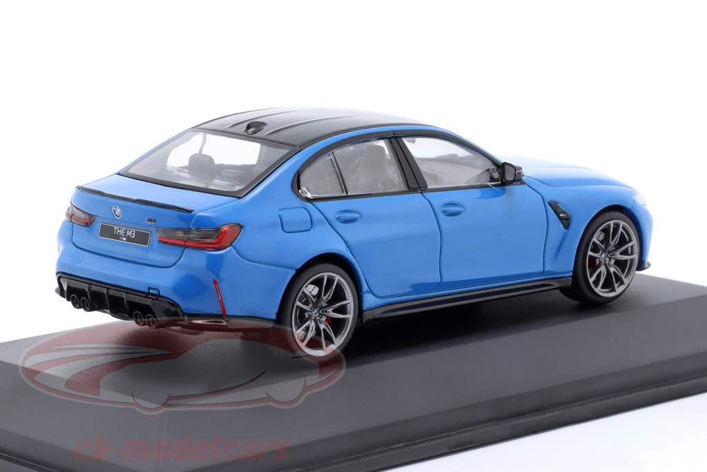 BMW M3 Sedan (G80) Competition year 2023 Santorini blue 1:43 Solido