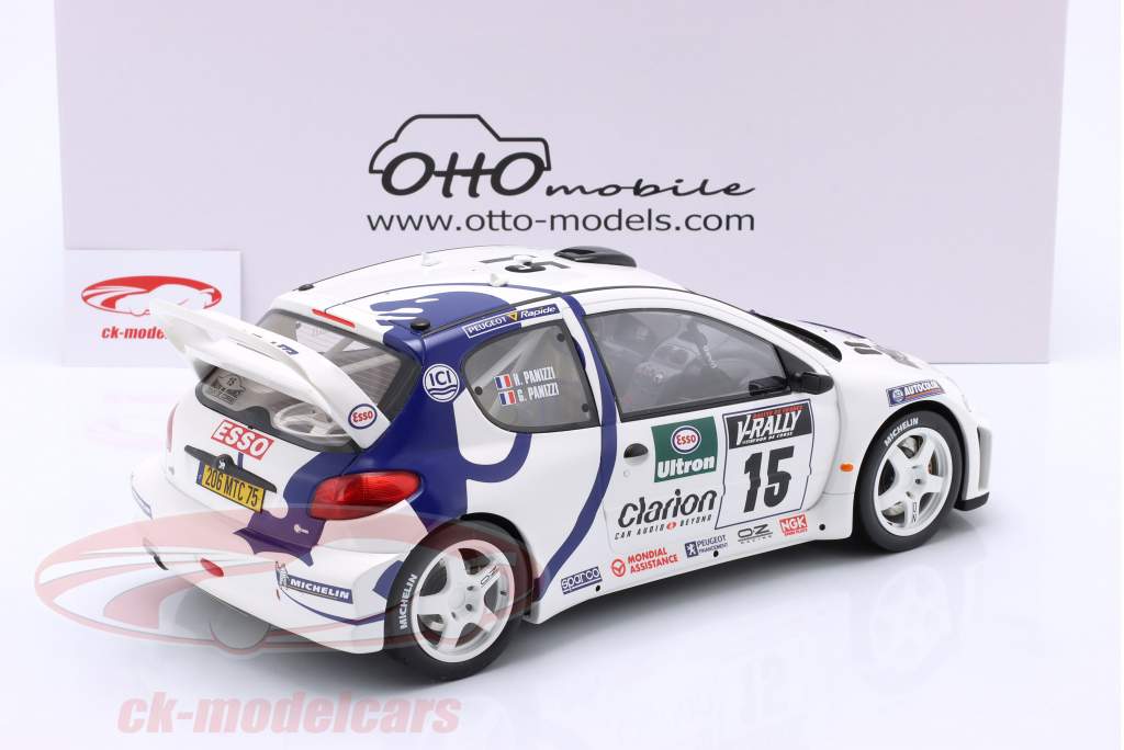 Ottomobile 1:12 Peugeot 206 WRC #15 Rallye Tour de Corse