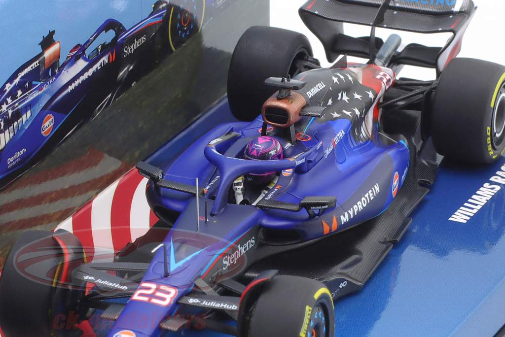 Alex Albon Williams FW45 #23 美国 GP Austin 公式 1 2023 1:43 Minichamps
