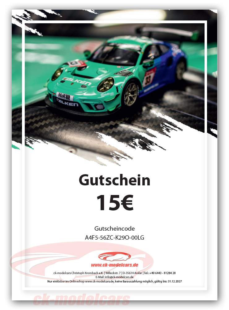 Voucher - Theme Falken Porsche 911 GT3 R