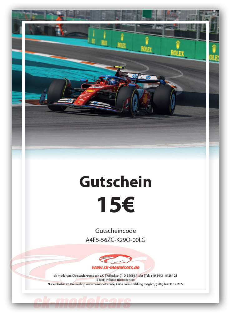 Voucher - Tema Formula 1 Ferrari