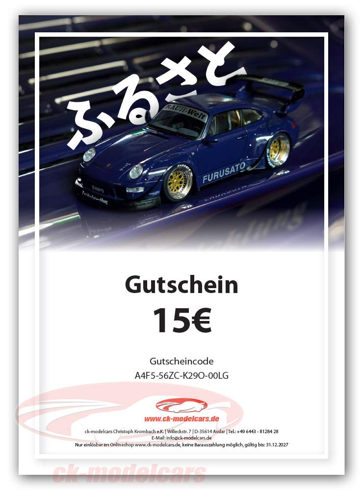 Wertgutschein - Thema Porsche RWB Furusato