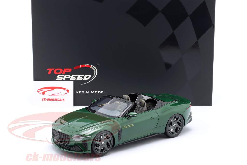 Bentley Bacalar Mulliner 建造年份 2023 圣甲虫绿 1:18 TrueScale