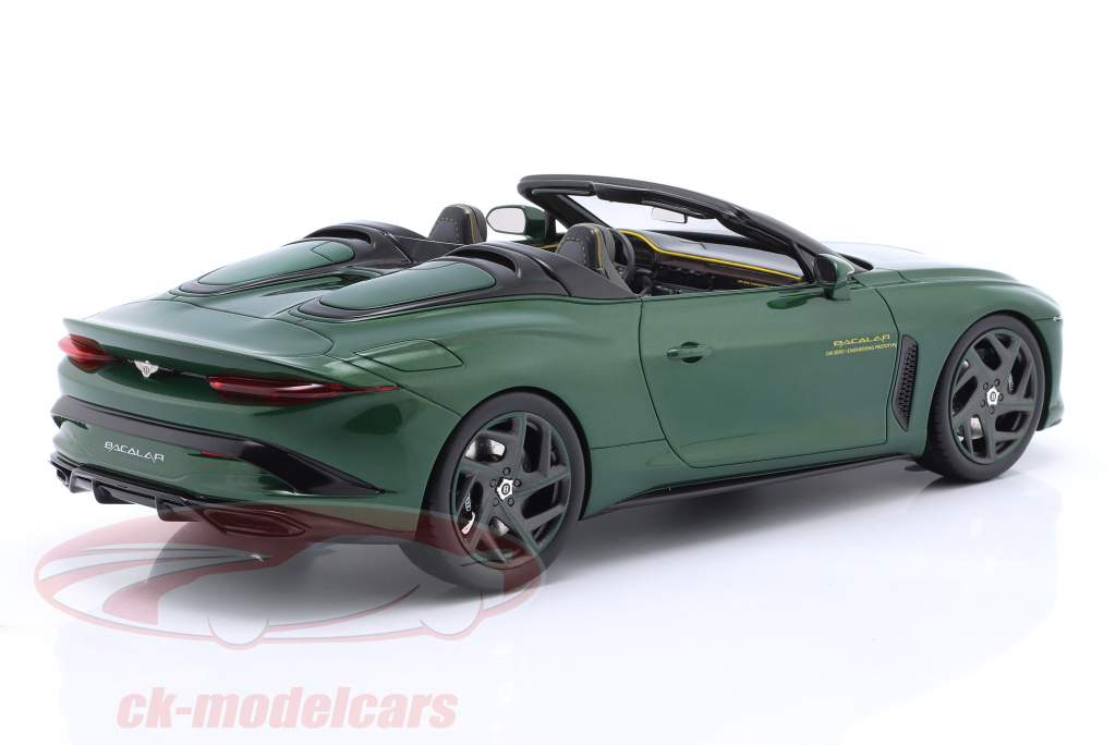 Bentley Bacalar Mulliner 建造年份 2023 圣甲虫绿 1:18 TrueScale