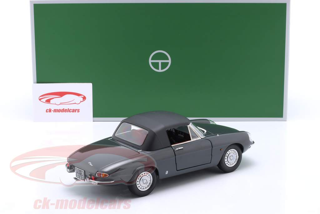 Alfa Romeo 1600 Duetto Spider Bouwjaar 1966 grafietgrijs 1:18 TOURING