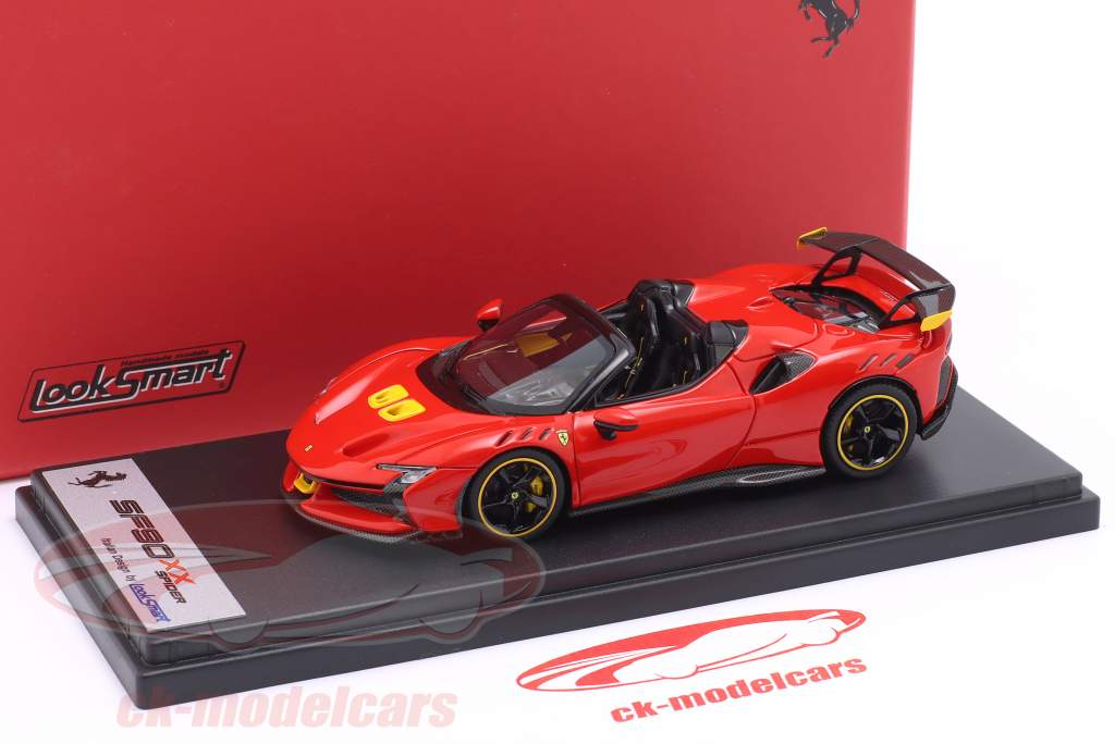 Ferrari SF90 XX Spider Byggeår 2024 rød 1:43 LookSmart