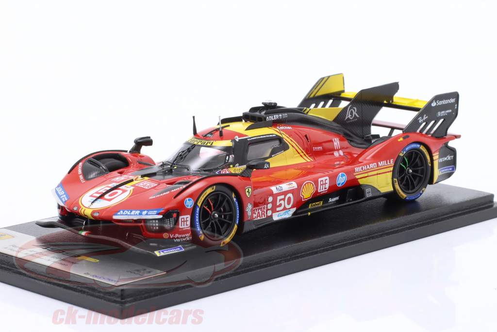 Ferrari 499P #50 ganador 24h LeMans 2024 Fuoco, Molina, Nielsen 1:43 LookSmart