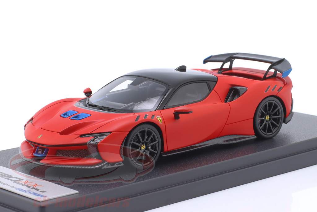 Ferrari SF90 XX Stradale Ano de construção 2024 vermelho opaco 1:43 LookSmart