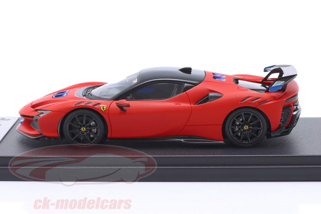 Ferrari SF90 XX Stradale Ano de construção 2024 vermelho opaco 1:43 LookSmart