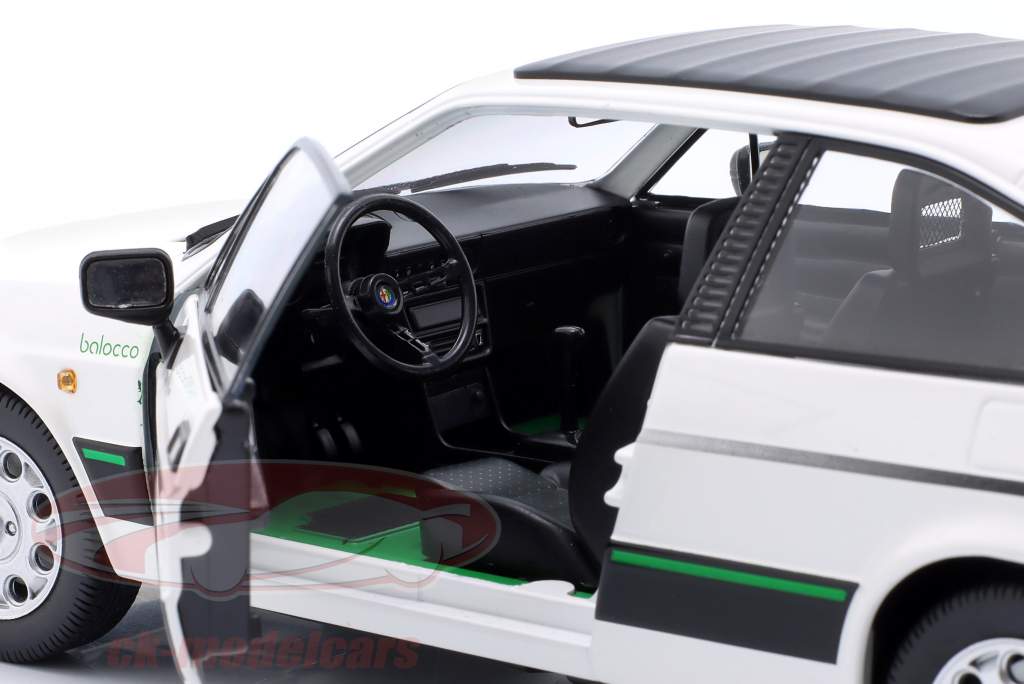 Alfa Romeo Sprint 1.5 Quadrifoglio Verde Balocco 1984 Capodimonte blanc 1:18 Mitica