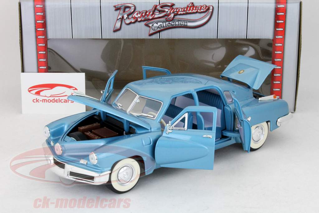 Такер Торпеда вып 1948 голубой / голубой 1:18 Yatming