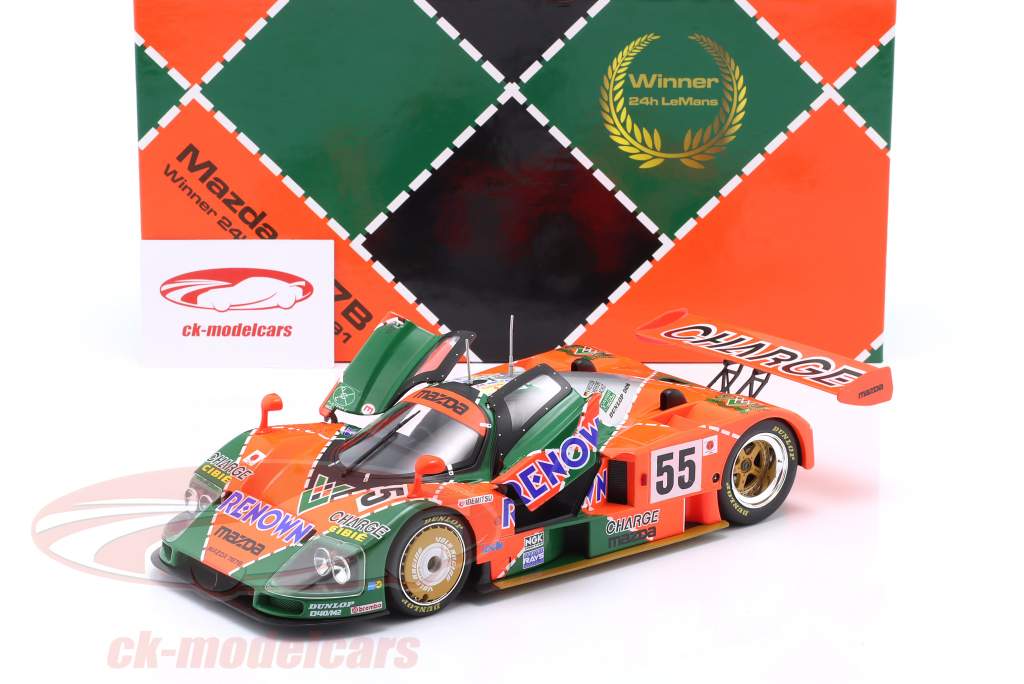 Mazda 787B #55 Winner 24h LeMans 1991 Weidler, Herbert, Gachot 1:18 WERK83