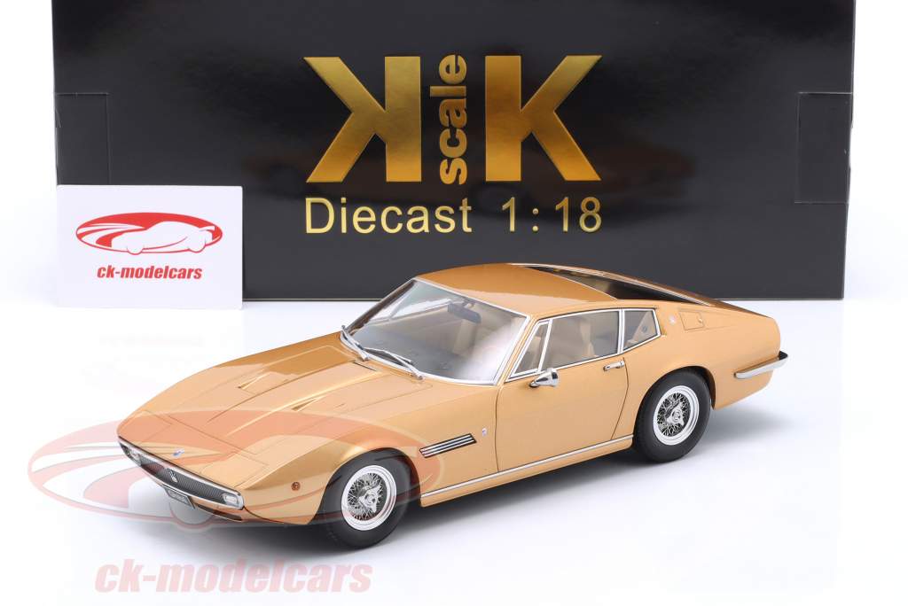 Maserati Ghibli Coupe 建造年份 1969 金子 金属的 1:18 KK-Scale