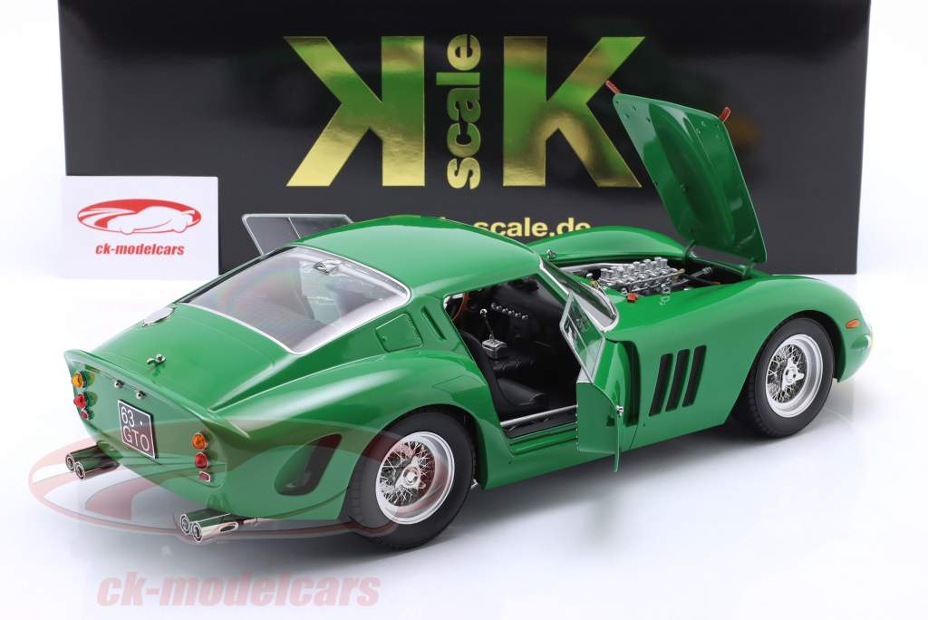 Ferrari 250 GTO David Piper Racing 1962 green / yellow 1:12 KK-Scale