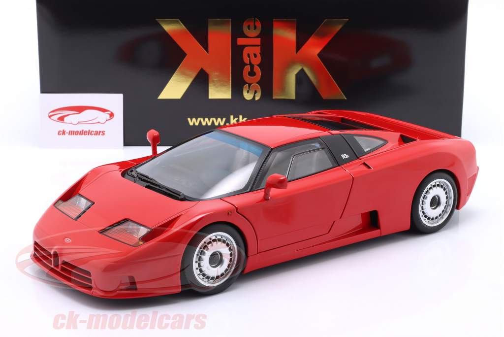 Bugatti EB110 Byggeår 1991 rød 1:12 KK-Scale