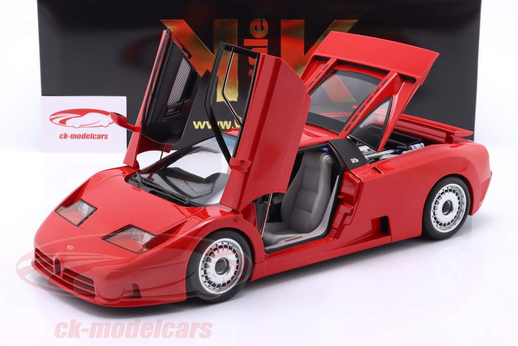 Bugatti EB110 Bouwjaar 1991 rood 1:12 KK-Scale