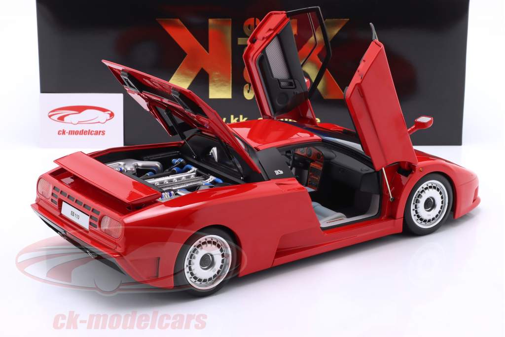 Bugatti EB110 Ano de construção 1991 vermelho 1:12 KK-Scale