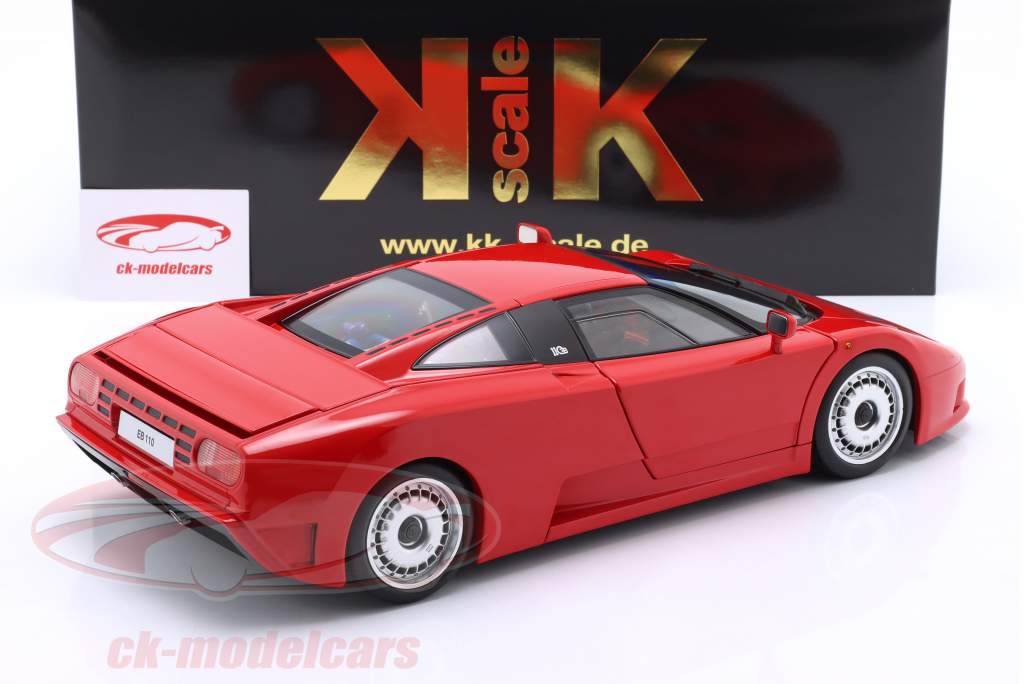 Bugatti EB110 Bouwjaar 1991 rood 1:12 KK-Scale