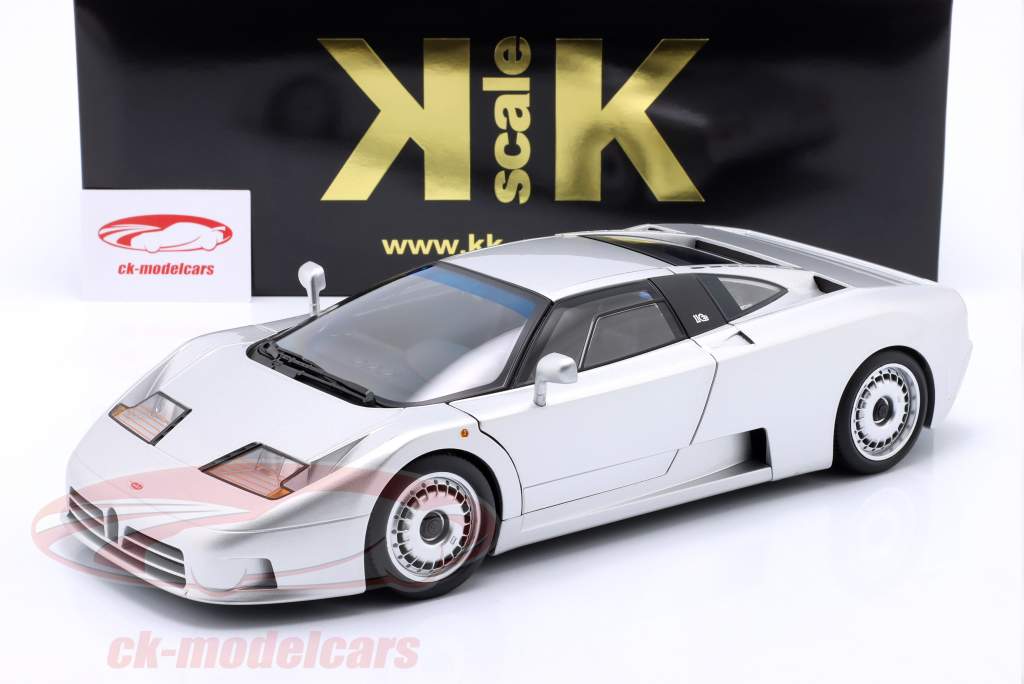 Bugatti EB110 year 1991 silver 1:12 KK-Scale