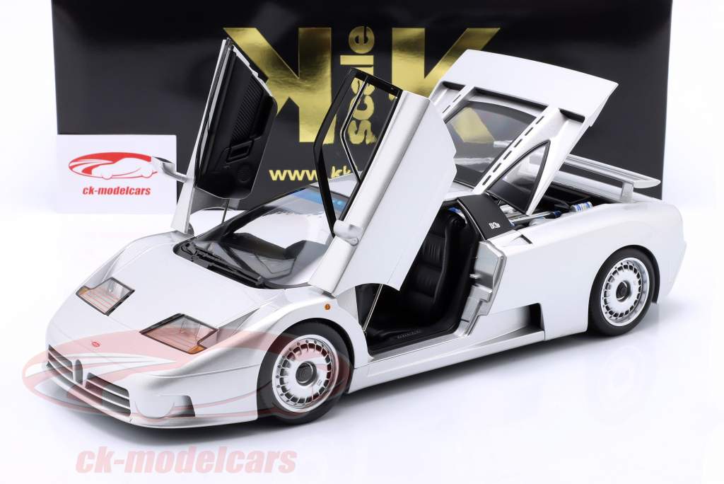 Bugatti EB110 year 1991 silver 1:12 KK-Scale