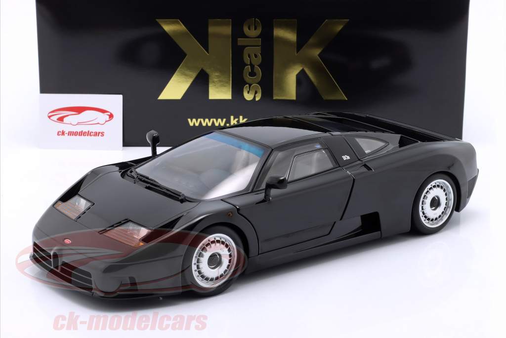 Bugatti EB110 Baujahr 1991 schwarz 1:12 KK-Scale
