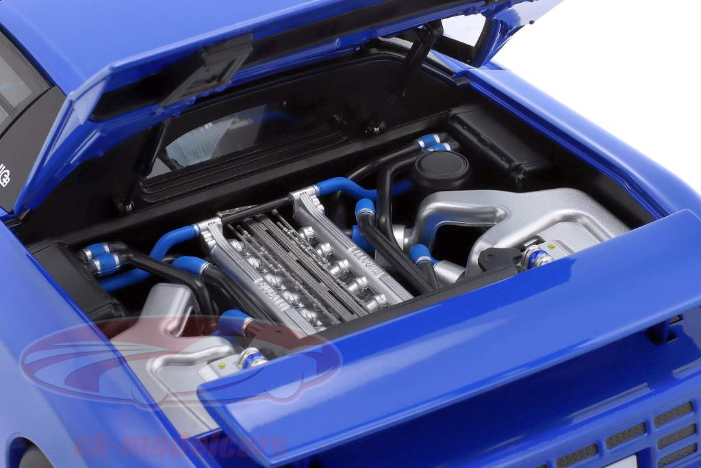 Bugatti EB110 Année de construction 1991 bleu 1:12 KK-Scale