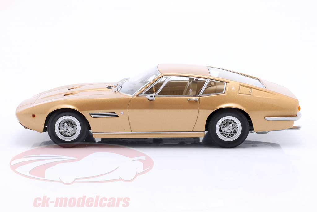 Maserati Ghibli Coupe Ano de construção 1969 ouro metálico 1:18 KK-Scale