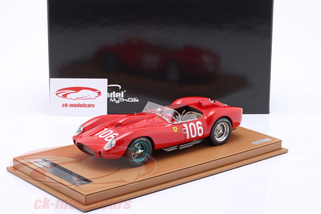 Ferrari 250TR58 #106 ganhador Targa Florio 1958 Musso, Gendebien 1:18 Tecnomodel