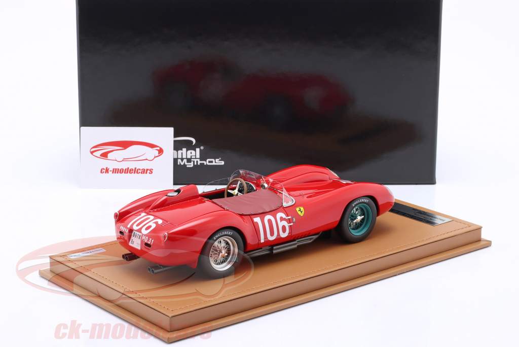 Ferrari 250TR58 #106 ganhador Targa Florio 1958 Musso, Gendebien 1:18 Tecnomodel