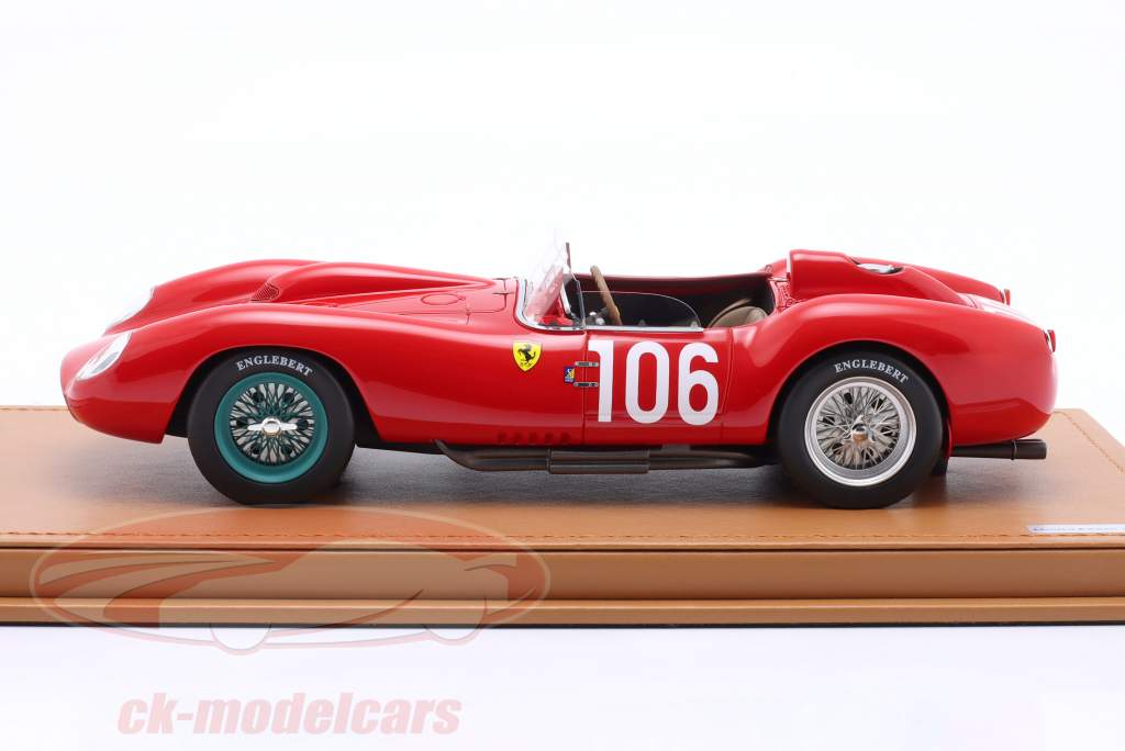 Ferrari 250TR58 #106 ganhador Targa Florio 1958 Musso, Gendebien 1:18 Tecnomodel