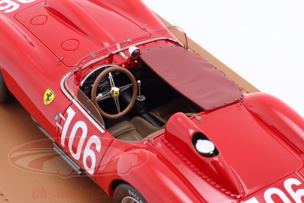 Ferrari 250TR58 #106 ganhador Targa Florio 1958 Musso, Gendebien 1:18 Tecnomodel