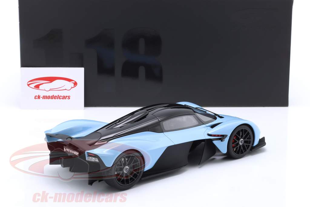Aston Martin Valkyrie Année de construction 2023 bleu 1:18 GT-Spirit