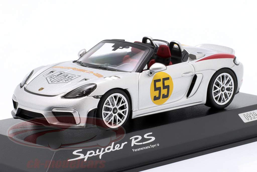 Porsche 718 (982) Spyder #55 Tribute Carrera Panamericana 1954 1:43 Minichamps