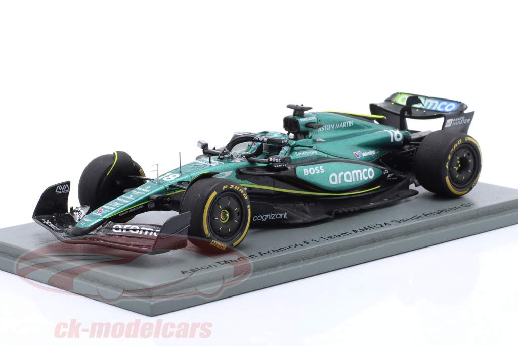 Lance Stroll Aston Martin AMR24 #18 Saudi Arabian GP Formula 1 2024 1:43 Spark