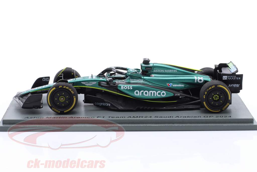 Lance Stroll Aston Martin AMR24 #18 Saudi Arabian GP Formula 1 2024 1:43 Spark