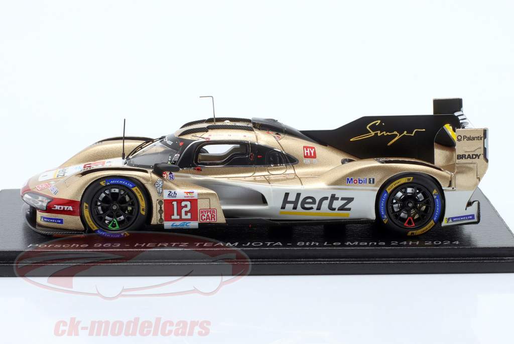 Porsche 963 #12 8e 24h LeMans 2024 Hertz Team Jota 1:43 Spark