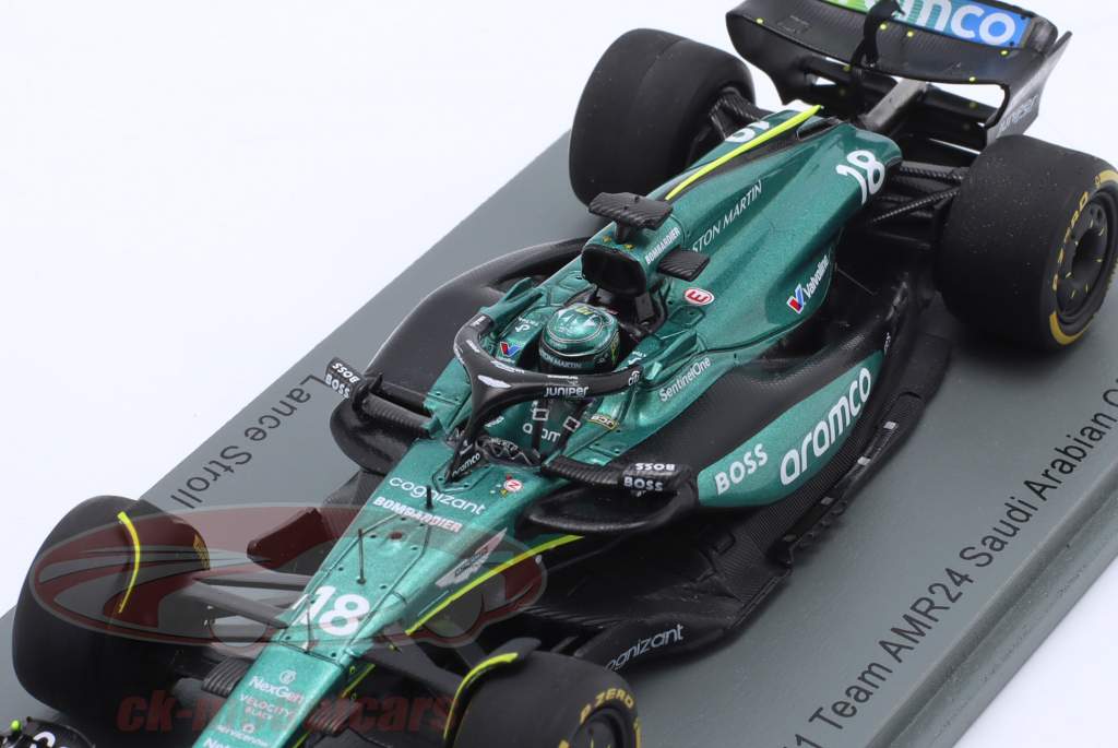 Lance Stroll Aston Martin AMR24 #18 Saudi Arabian GP Formula 1 2024 1:43 Spark