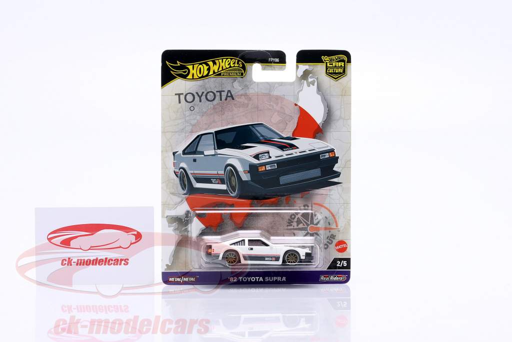 Toyota Supra Anno di costruzione 1982 bianco 1:64 HotWheels