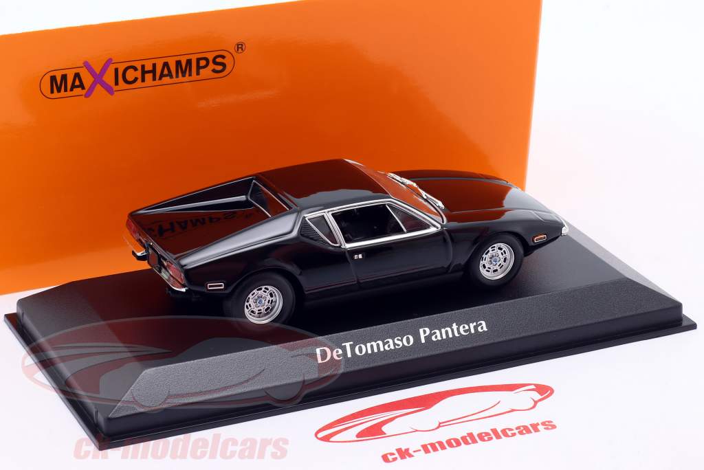 Minichamps 1:43 De Tomaso Pantera year 1974 black 940127500