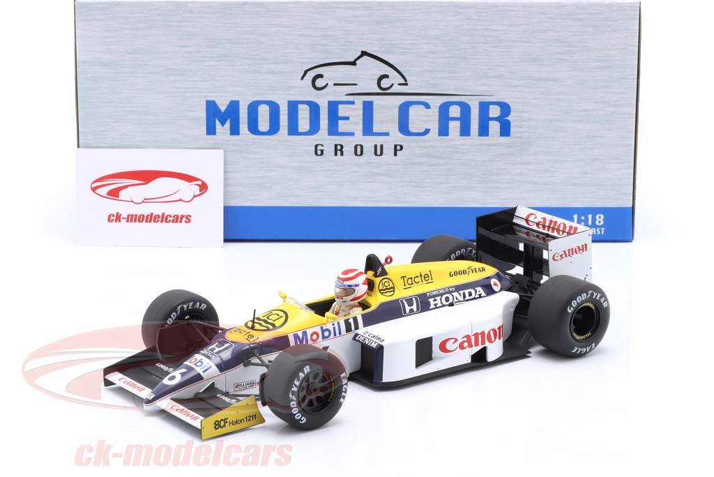 ModelCarGroup 1:18 Nelson Piquet Williams FW11 #6 Winner