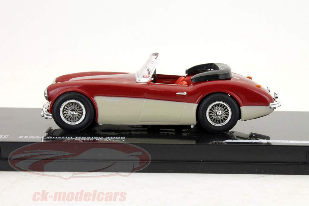 オースティンヒーリー3000赤/クリームホワイトフィテッセ1時43分