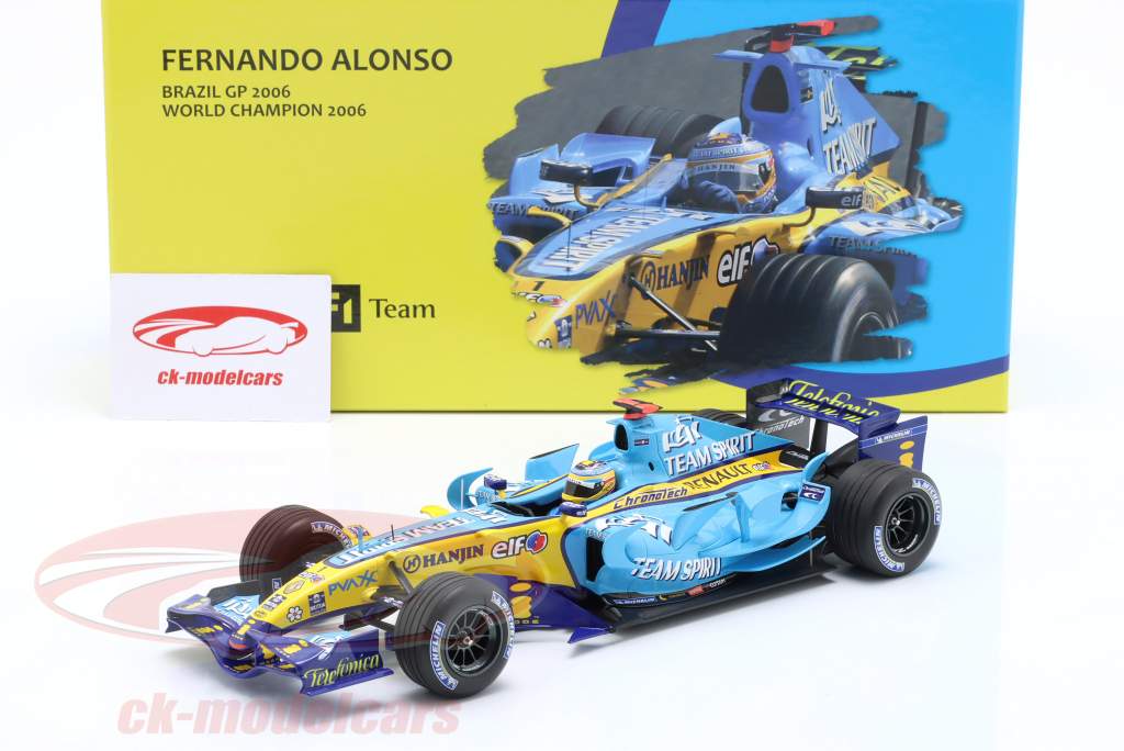 Renault F1カー 1/18 スケール MINICHAMPS 1/18 renault R26 F1 Resin Diecast Model Car