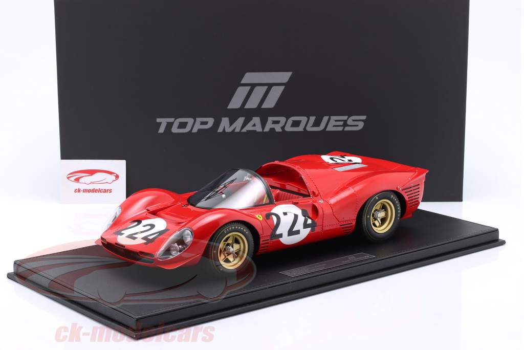 Ferrari 330 P3/4 Spider #224 Targa Florio 1967 Vaccarella, Scarfiotti 1:12 TopMarques