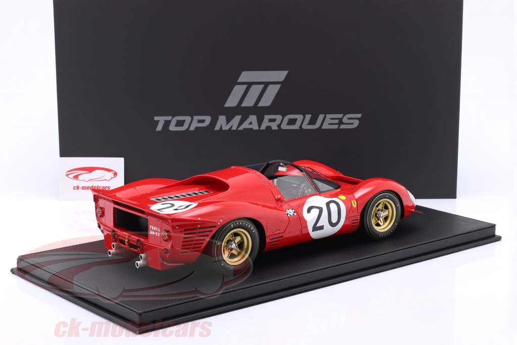 Ferrari 330 P3/4 Spider #20 24h LeMans 1967 Amon, Vaccarella 1:12 TopMarques